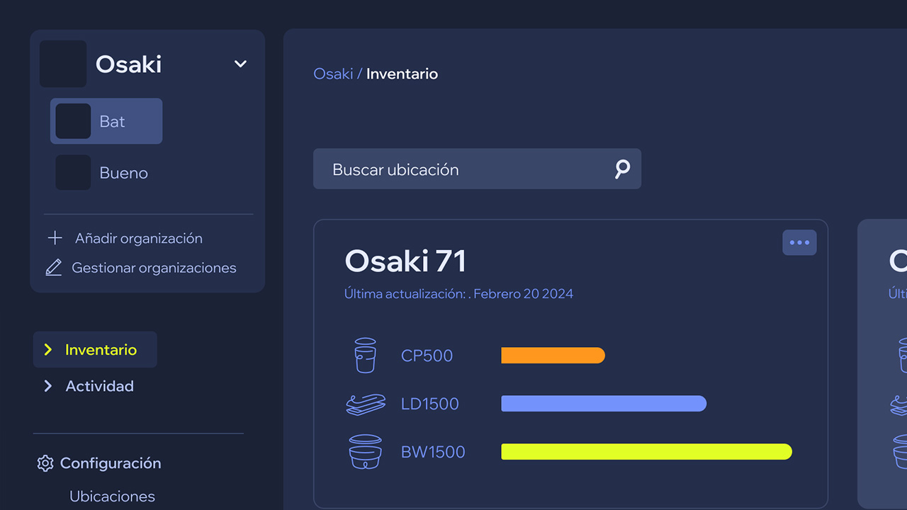 Diseño UIUX en modo oscuro