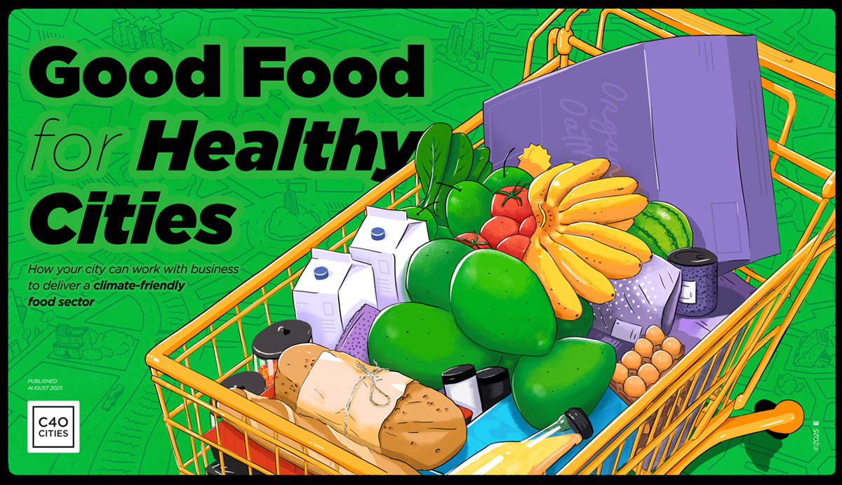 Diseño editorial - GOOD FOOD FOR HEALTHY CITIES - C40