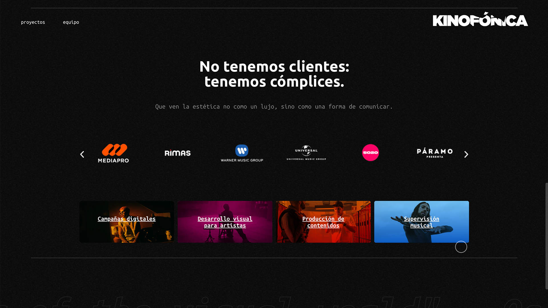 Footer Kinofonica