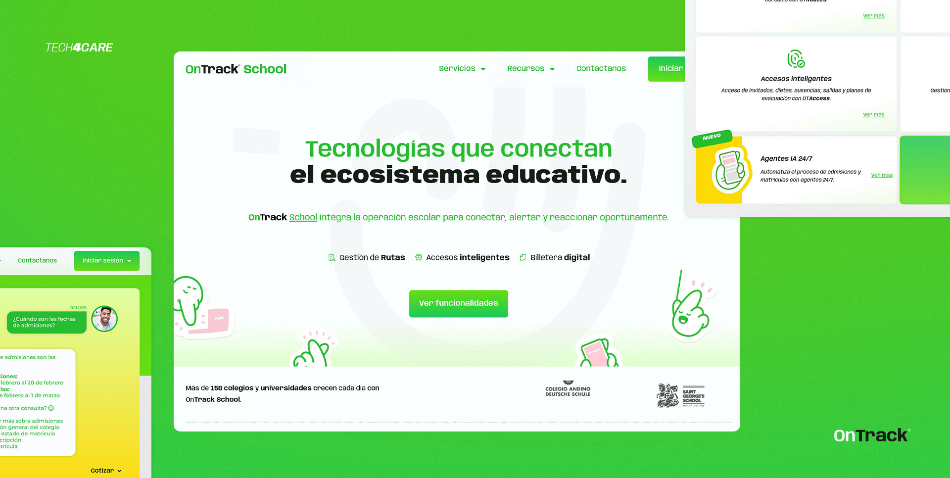 Diseño y desarrollo web OnTrack School