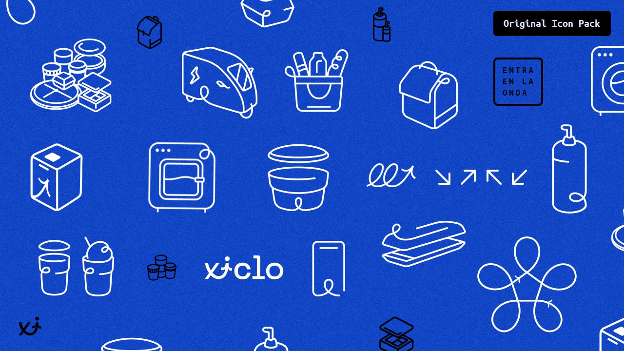 Paquete de íconos originales para Xiclo por Epigrama Studios