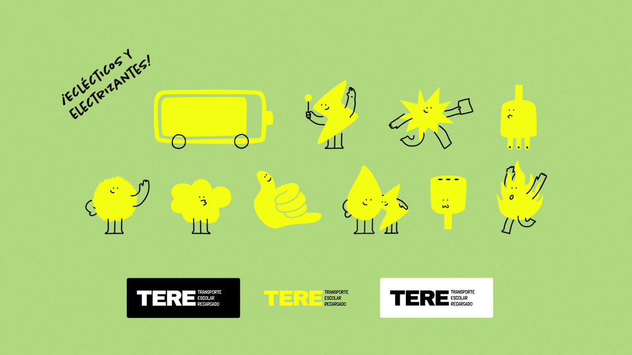 Personajes Eléctricos TERE por Epigrama Studios