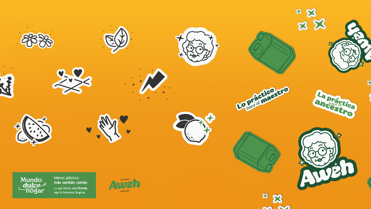 Stickers Branding Aweh