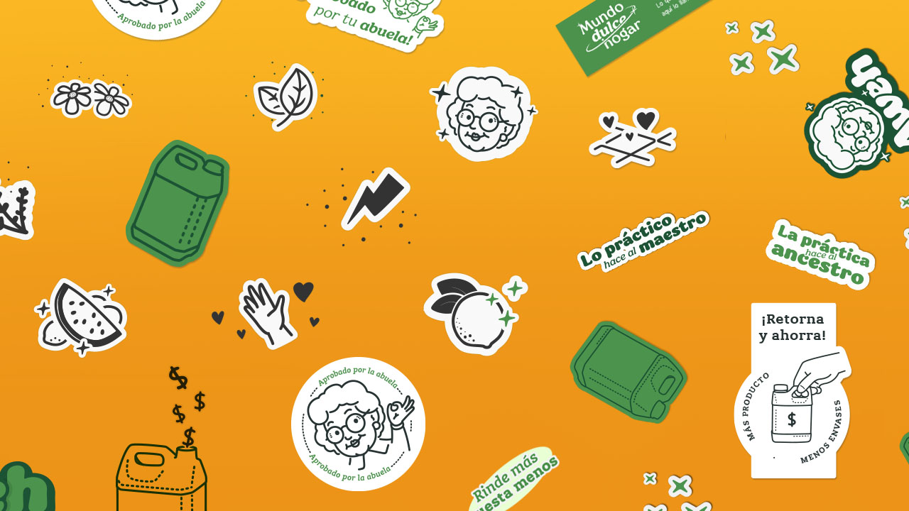 Stickers para Aweh por Epigrama Studios