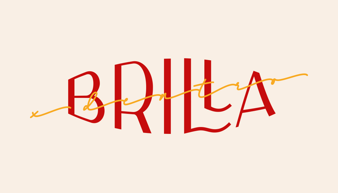 Tipografía Brilla de Hasta el Cogote por Epigrama Studios